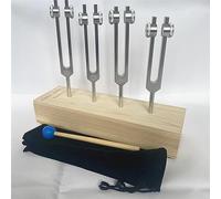 Diapason Chakra professionale con base in legno for cassa di risonanza, strumento a percussione curativo del suono, regalo for la messa a punto della meditazione yoga Biofield (Color : 194-272Hz)