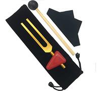 Diapason da 528 Hz, diapason ponderata per il corpo, dispositivi di guarigione della frequenza, riparazione del DNA, diapason chaka, strumento meditativo (oro)