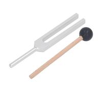 Diapason da 528 Hz, Lega di Alluminio con Martello in Silicone e Strumento di Manutenzione, per il Piacere Quotidiano, Dispositivo Non Medico, Fornisce una Risposta in Frequenza