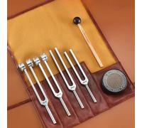 Diapason Diapason Set completo Meditazione Chakra Diapason Rilassamento Forchetta in lega di alluminio Strumenti a percussione di guarigione del suono