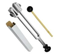 Diapason per la guarigione, strumento di guarigione, strumento diagnostico con martello riflesso, diapason regolabile, strumento per la guarigione del suono, la meditazione e il rilassamento