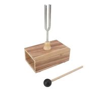 Diapason Set Guarigione, Diapason con Frequenza 512 Hz e Cassa Risonanza a Martello Meditazione Yoga Rilassante Quotidiana, Strumenti Sonori per la Casa