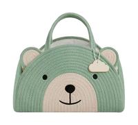 Diaper Bag Organizer - Cotton Rope Wipes Hamper | Diaper Holder Organizer,for Room Changing Table Crib Bedside Daycare Outdoor Travel Road Trips Shower