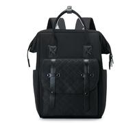 Diaper Changing Bag Backpack, Portable Waterproof Large Capacity Baby Nappy Bag, With Stroller Straps For Easy Travel, Unisex Travel Bag(Black)