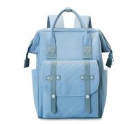 Diaper Changing Bag Backpack, Portable Waterproof Large Capacity Baby Nappy Bag, With Stroller Straps For Easy Travel, Unisex Travel Bag(Blue)