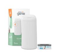 Diaper Genie Il secchio classico include 1 ricarica quadrata iniziale che può contenere fino a 165 pannolini di dimensioni neonate.