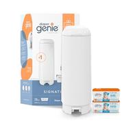 Diaper Genie Signature Gift Set | Include ricarica Easy Roll con 48 sacchetti | Contiene fino a 2256 pannolini per neonati