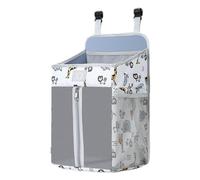 Diaper Stacker Crib Organizer - Suspended Infant Diaper Caddy On Bassinet | Infant's Caddy Organizer - For Cribs Playard For Infant Shower Daycare Changing Table Girl Boy Necessities Accessories