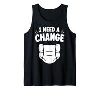 Diapers Minimalist Baby Parent Diaper i Need a Change Canotta