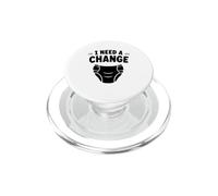 Diapers Minimalist Baby Parent Diaper i need a change PopSockets PopGrip per MagSafe