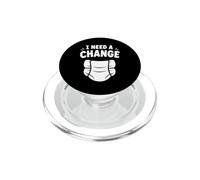 Diapers Minimalist Baby Parent Diaper i need a change PopSockets PopGrip per MagSafe
