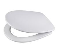 DIAQUA, Sedile copri-WC Brest "all in one", 39,5-44,5 x 36 cm, colore: Bianco, 31163641