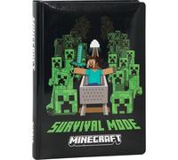 Diario 12 Mesi standard - Minecraft - Giornaliero non datato Nero o Blu Pixel