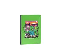 Minecraft - Diario Scuola Ufficiale Minecraft, Diario 12 Mesi Ideale per la Scuola Elementare, con Copertina Imbottita e 320 Pagine Interne Stampate a Colori, 13 x 17,8H
