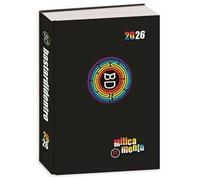 Diario 16 mesi 2025-26, Color New Bastardidentro Agenda Miticamente, 13,6 x 18,3 cm - Nero