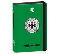Diario 16 mesi 2025-26, R Pu Bastardidentro Agenda Miticamente, 13,6 x 18,3 cm - Verde