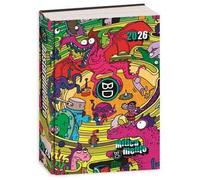 Diario 16 mesi 2025-26, Special Bastardidentro Agenda Miticamente, 13,6 x 18,3 cm - Drago viola