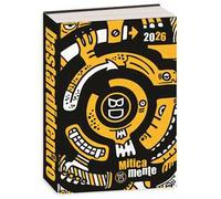 Diario 16 mesi 2025-26, Superspecial Fluo Bastardidentro Agenda, 13,6 x 18,3 cm - Giallo