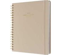 Kokonote: Agenda da tavolo 2025-2026 Misty Gray, Agenda settimanale 21x25cm da Agosto 2025 a Dicembre 2026, Weekly Planner 2025 2026 Olympia, Agenda Planner Settimanale Scrivania