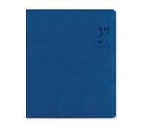 Letts of London Milano Quarto 27-080562 Agenda verticale settimanale 2027 con appuntamenti - Blu