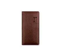 Letts of London Milano Slim Agenda settimanale 2027 - Cioccolato 27-081173