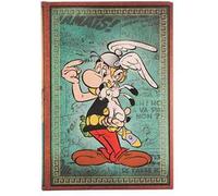 Paperblanks Diari a copertina rigida, Asterix il Gallo, Midi, Righe, Chiusura con Fascia Elastica