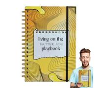 Diario a per scrivere, quaderno con riflessione giornaliera con lato burro, taccuino portatile per riflessioni quotidiane, blocco note con monitoraggio ' per donne e uomini