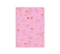 Diario accademico 2026-2027 Little Joys A5 Settimanale Rosa