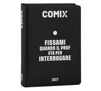 Diario Agenda 16 Mesi 2026/2027 Standard Comix Black & White