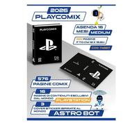 COMIX Playstation - Diario Giornaliero 16 Mesi 2025-2026, con Copertina Rigida, 592 Pagine con Stickers Adesivi e Contenti Esclusivi Playstation, Ideale per le Scuole Medie o Superiori, 12 x 16.5H cm