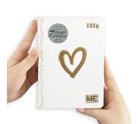 Diario Agenda Luxury ME My Evolution 2025-2026 16 mesi Bianca Love