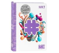 Diario Agenda Medium 16 Mesi 2026/2027 Hashtag Lilac Color Me My Evolution