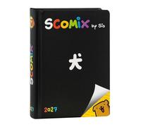 COMIX Scomix by Sio - Agenda Giornaliera 16 Mesi, Diario 2026-2027 per Scuola Elementare e Media, con Copertina Rigida e Colorata, 512 Pagine a Colori, per Bambini e Ragazzi, 12x16.5 cm