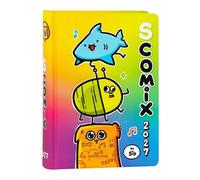 COMIX Scomix by Sio - Agenda Giornaliera 16 Mesi, Diario 2026-2027 per Scuola Elementare e Media, con Copertina Rigida e Colorata, 512 Pagine a Colori, per Bambini e Ragazzi, 12x16.5 cm
