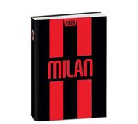 Diario Agenda Scuola Compatibile con Milan Strisce 12 Mesi Non Datato Standard 18x13 cm + Omaggio Penna Colorata