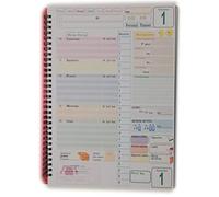 Diario alimentare fitness formato grande, Food Diary (A4-21X30cm - italiano)