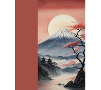 Diario Arte Ukiyo-e: Monte Fuji y Sol Naciente: Libreta de Meditación, Caligrafía y Estética Japonesa