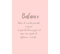 Diario Balance: 31 giorni, 31 frasi per meditare