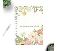 Diario biblico, 52 settimane A5, pianificatore devozionale cristiano, per devozione personale, casa, chiesa, scuola domenicale, gruppi giovanili, cresima, battesimo, pastori, ministri