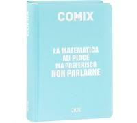 Diario Comix Scuola 16 Mesi Mini Azzurro f.to 13x11