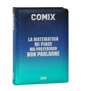 DIARIO 13 MESI STD COMIX WAVE SFUMATO BLU VERDE