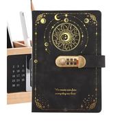 Diario con chiusura a chiave, formato A5, diario di viaggio per la privacy, per adulti, scrittori, studenti, liberi professionisti, compleanni, vacanze, casa, ufficio, appartamento, viaggio