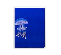 Diario con copertina morbida e copertina in gomma, motivo: meduse oceaniche, scienza e natura