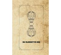 Diario con el símbolo de Dorje y mantra OM VAJRASATTVA HUM