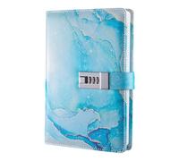 Diario con lucchetto per donne e uomini, agenda portatile per bambini, elegante in pelle PU, elegante per bambini, ragazzi e ragazze