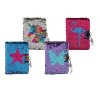 Diario con paillettes e lucchetto
