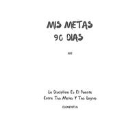 Diario de metas 90 días: El diario elemento aire es un diario de metas de 90 dias/90-day goal journal