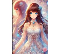 Diario de princesas en estilo anime ideal para escribir y dibujar con estilo: cuaderno rayado de 6 x 9 para amantes del anime