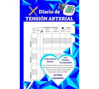 Diario de TENSIÓN ARTERIAL: Libro de registro de la presión arterial - Complemento ideal para tensiómetro