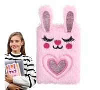 Diario dei conigli - Prendi i tuoi appunti facilmente dopo l'esterno, diario segreto di peluche coniglio | Super dolce, morbido e lucido per Natale, compleanno, Capodanno